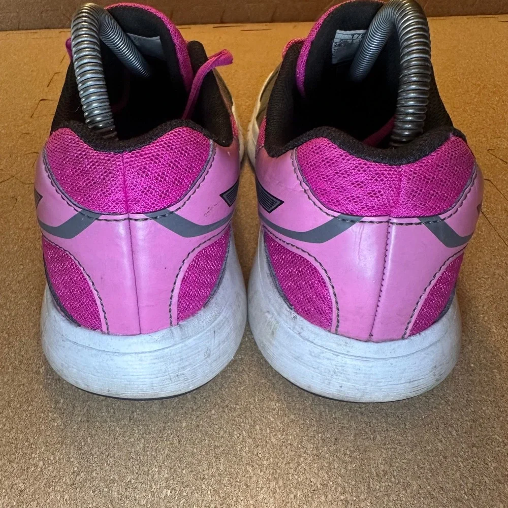 Asics Contend 4 Womens Running‎ Shoes Pink Charcoal Grey T791S Sneakers Size 9